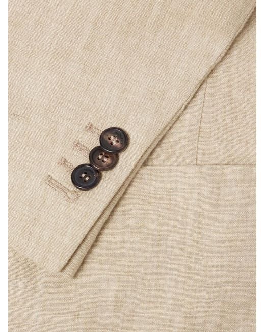 Slowear Natural Slim-Fit Linen Suit Jacket for men