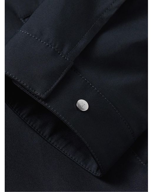 Yves Salomon Blue Double-faced Cotton-twill Jacket for men