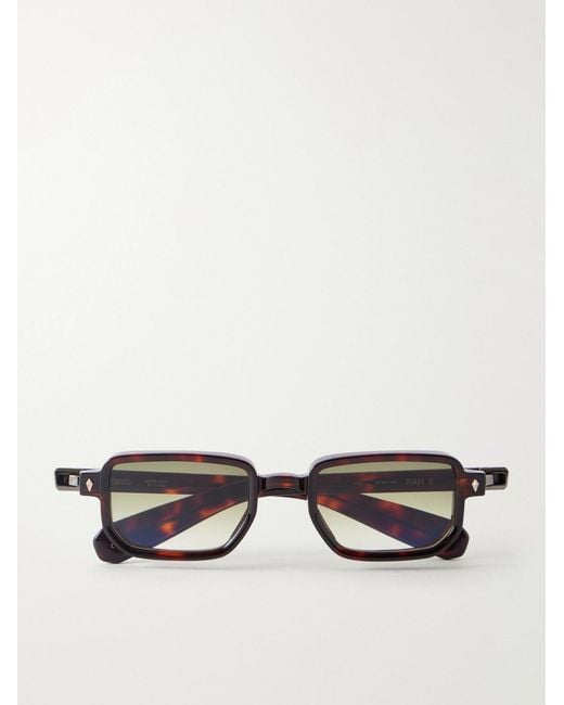sato Brown Ran Ii Square-Frame Acetate Sunglasses for men