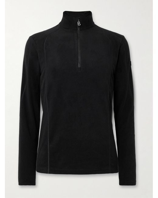 Bogner Black Harry First Stretch-fleece Ski Mid-layer for men