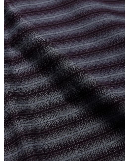 NN07 Blue Lionel 30017 Striped Cotton-Jacquard T-Shirt for men