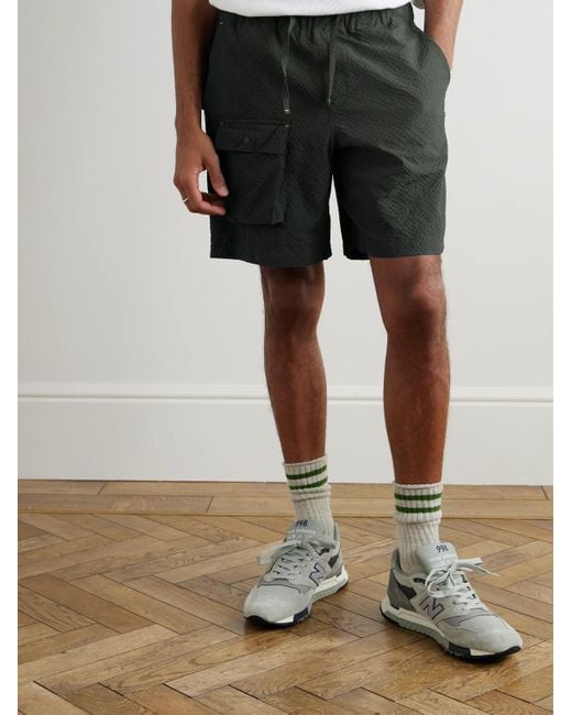 Shorts Cargo A Gamba Dritta di FRIZMWORKS in Green da Uomo