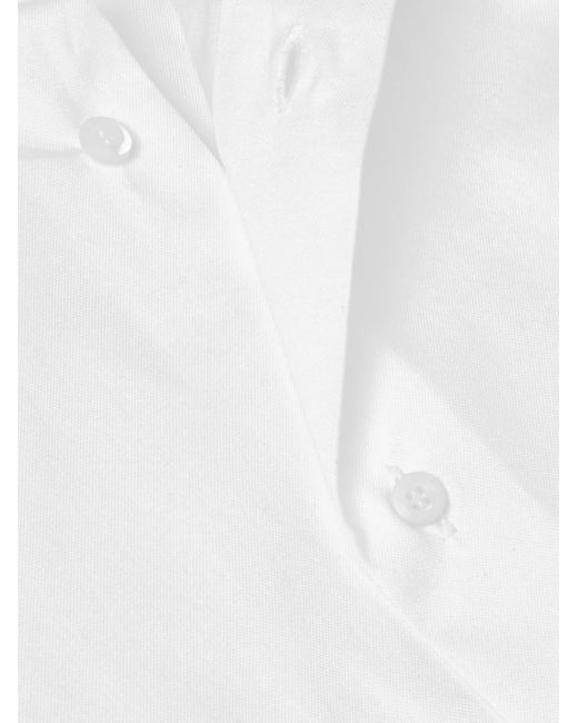 Camicia Slim-Fit di Brunello Cucinelli in White da Uomo