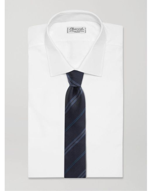 Tom Ford Krawatte aus Seide mit Streifen in Blue für Herren