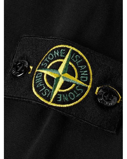 Felpa di Stone Island in Black da Uomo