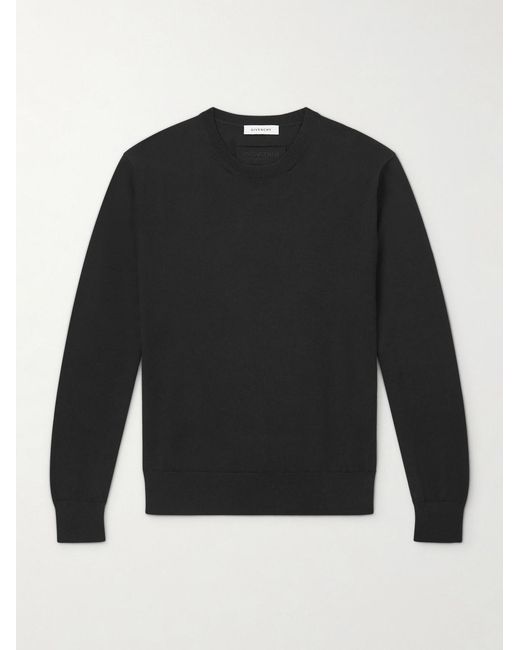 Givenchy Black Wool Sweater for men