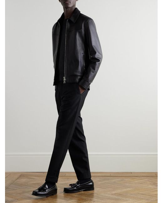 Adc Logo-Embroidered Merino Wool Sweater di AMI in Black da Uomo