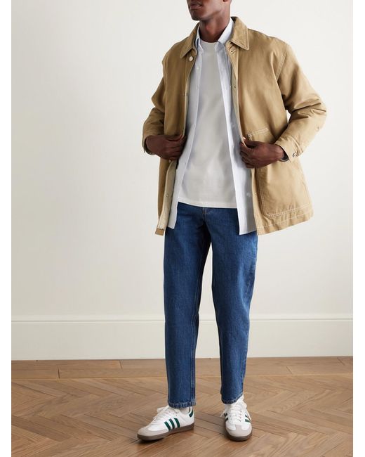 A.P.C. Blue Martin Straight-Leg Organic Jeans for men