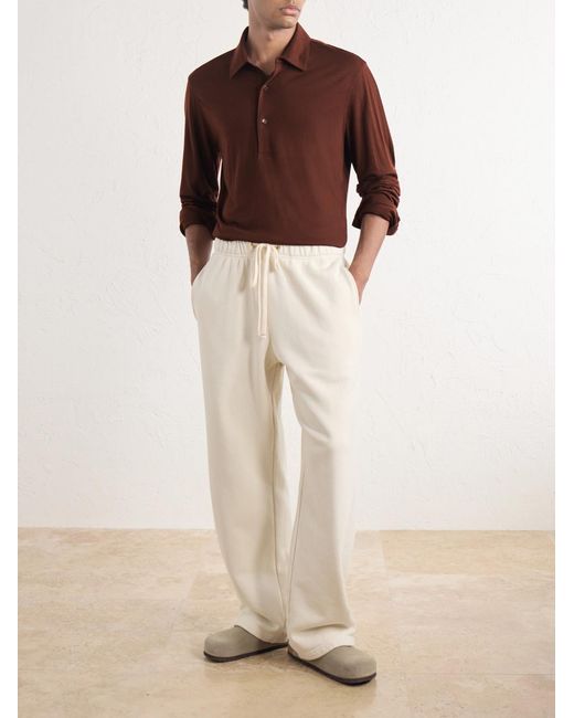 Orlebar Brown Red Sebastian Wool-jersey Polo Shirt for men