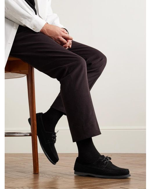 Scarpe Da Barca di Saman Amel in Black da Uomo