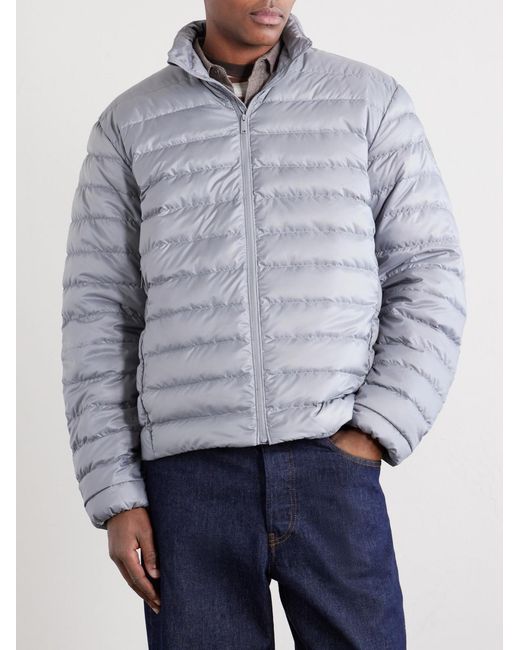 Canada Goose Blue Stratus Quilted Shell Down Jacket for men