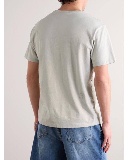 FRAME T-Shirt aus Baumwoll-Jersey in White für Herren