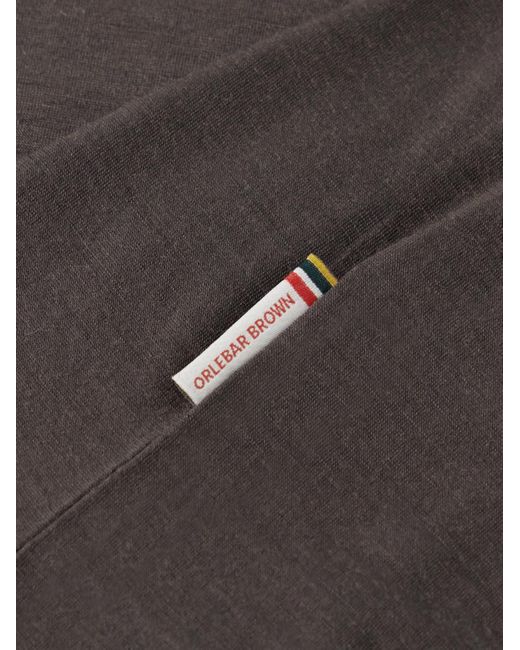 Orlebar Brown Gray Ob-T Slim-Fit Merino Wool-Jersey T-Shirt for men