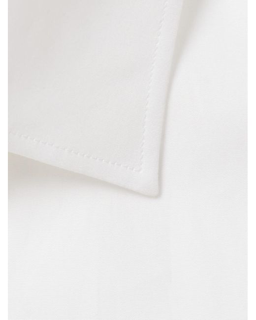 Favourbrook White Gatsby Cotton-Poplin Shirt for men