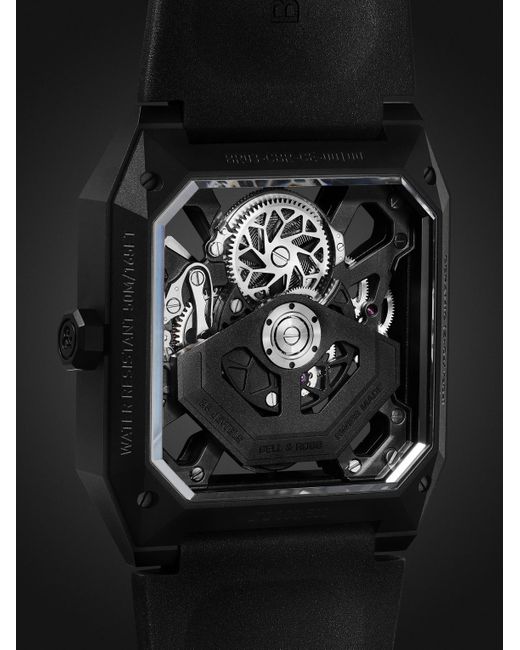 Bell & Ross Black Br 03 Cyber Limited Edition Automatic 42Mm Ceramic And Rubber Watch, Ref. No. Br03-Cyber-Ce for men
