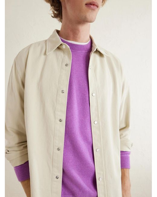 Massimo Alba Pink Cashmere Sweater for men