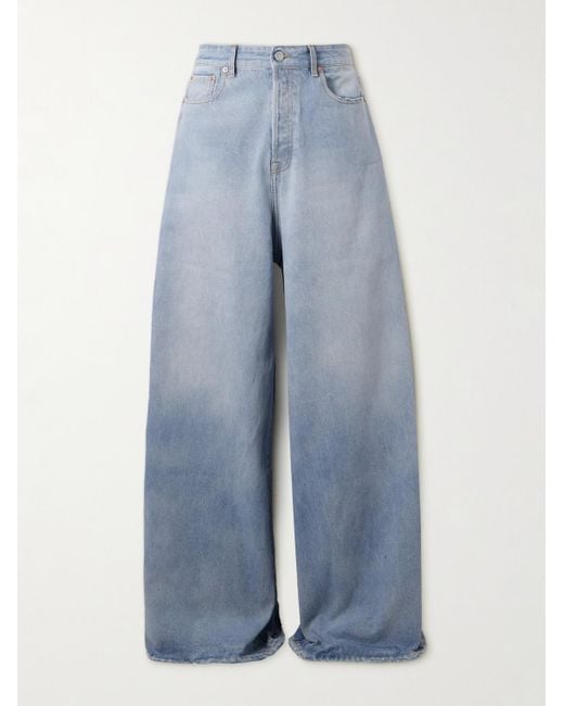 Jeans a gamba larga di Vetements in Blue da Uomo
