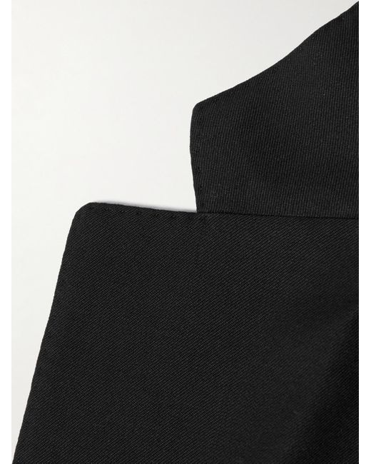 Blazer in twill di lana vergine con perle sintetiche Cake di Simone Rocha in Black da Uomo