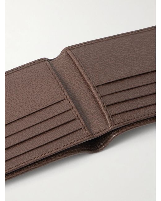 Gucci Metallic Ophidia Leather-Trimmed Canvas Bi-Fold Wallet for men