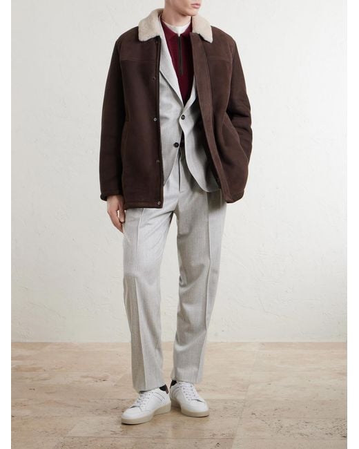 Canali White Kei Wool Blazer for men