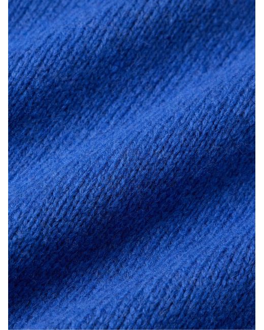 Pullover in misto lana Nick 6367 di NN07 in Blue da Uomo