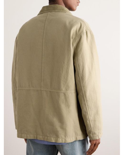 The Row Natural Frank Cotton-twill Jacket for men