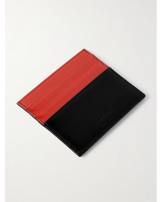 Montblanc Red Meisterstück Leather Cardholder for men