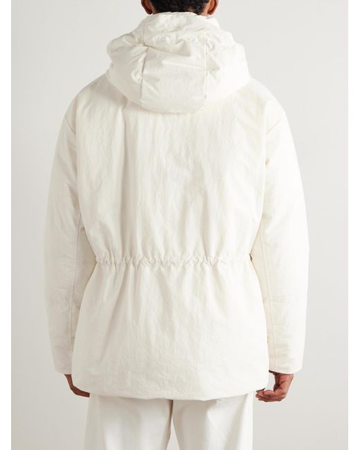 Laminar Natural Shell Hooded Down Parka for men