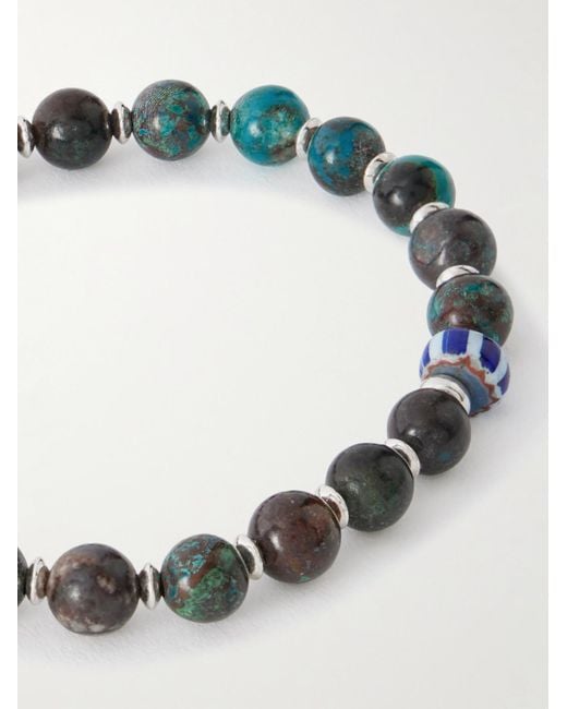 Mikia Metallic Sterling Silver for men