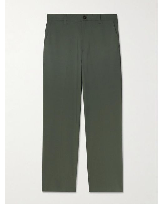 NN07 Green Paw 1089 Straight-Leg Cotton-Blend Twill Trousers for men