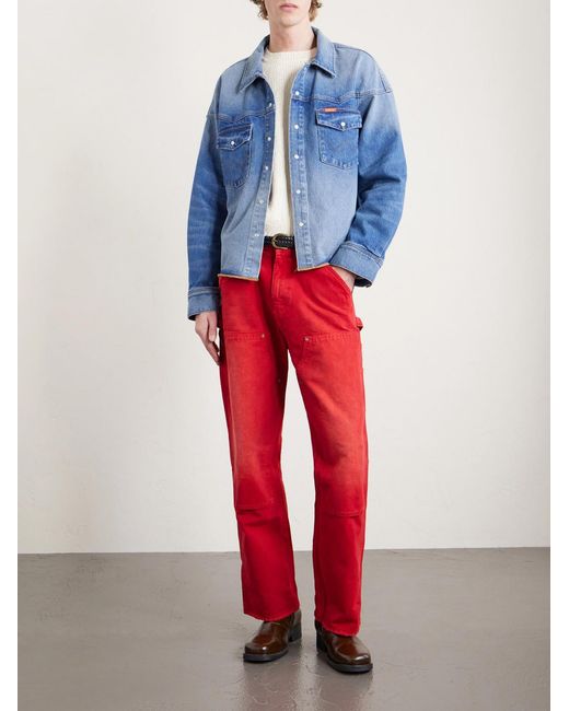 CHERRY LA Blue Wrangler Denim Jacket for men