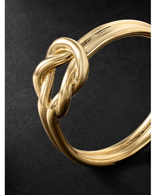 Anita Ko Black Knot Gold Ring for men