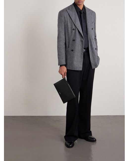 Leather Pouch di Tom Ford in Blue da Uomo