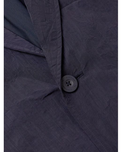 Blue Blue Japan Blue Tie-dyed Panelled Nylon Blazer for men