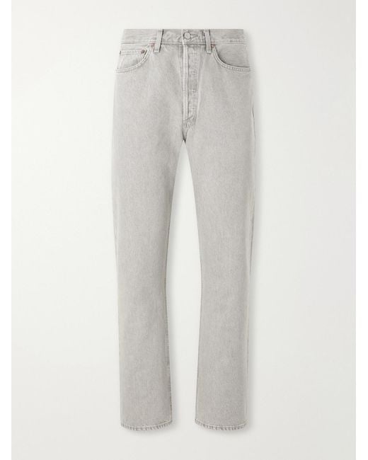 Agolde Gray 90's Straight-Leg Jeans for men