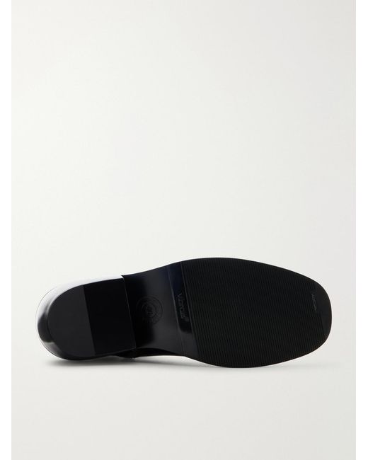Dries Van Noten Brown Croc-Effect Leather Boots for men