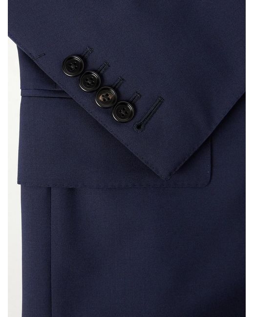 Tom Ford Blue Shelton Super 120S Wool Suit Jacket for men