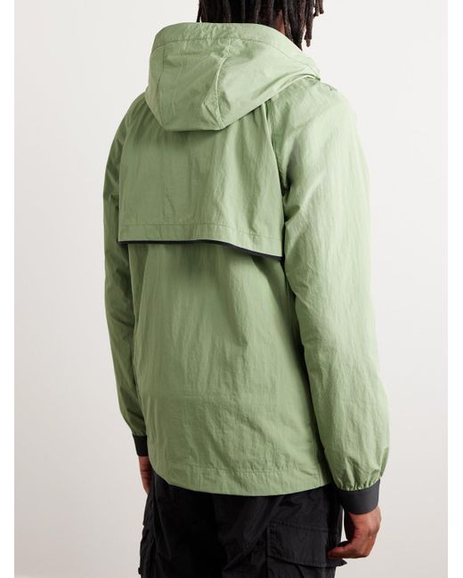 Canada Goose Green Faber Logo-appliquéd Shell Hooded Jacket for men