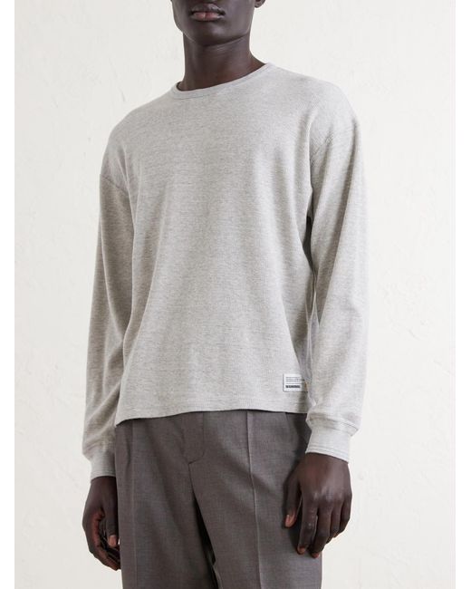 Neighborhood White Cotton-Jersey Sweater for men