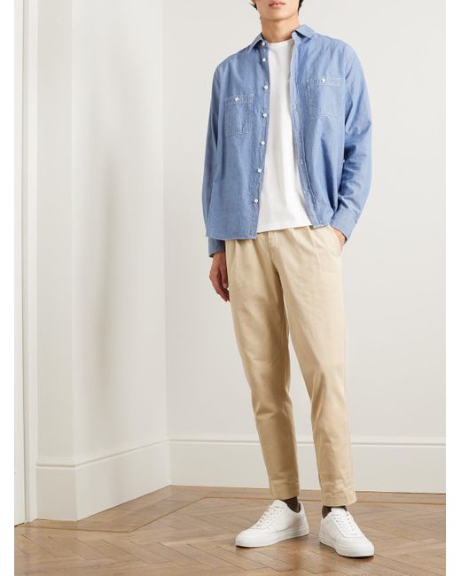 Mr P. White Cotton-Jersey T-Shirt for men