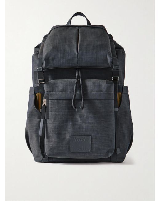Paul Smith Black Twill Backpack for men