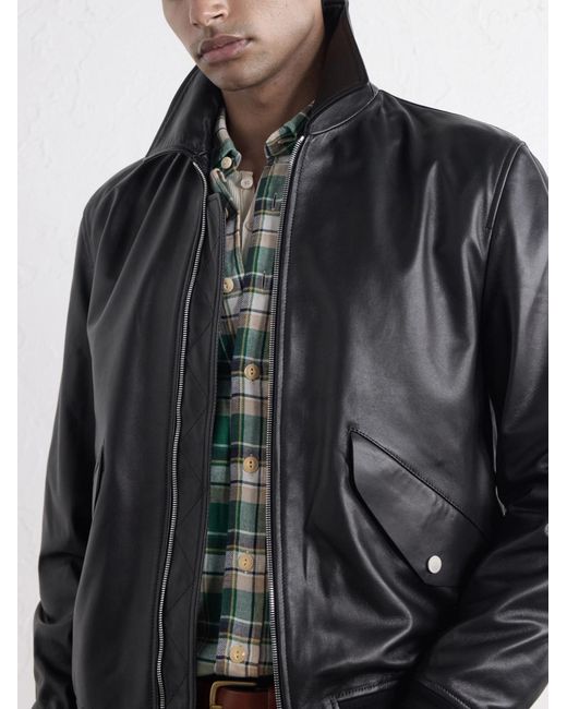 Valstar Black Roy Leather Jacket for men