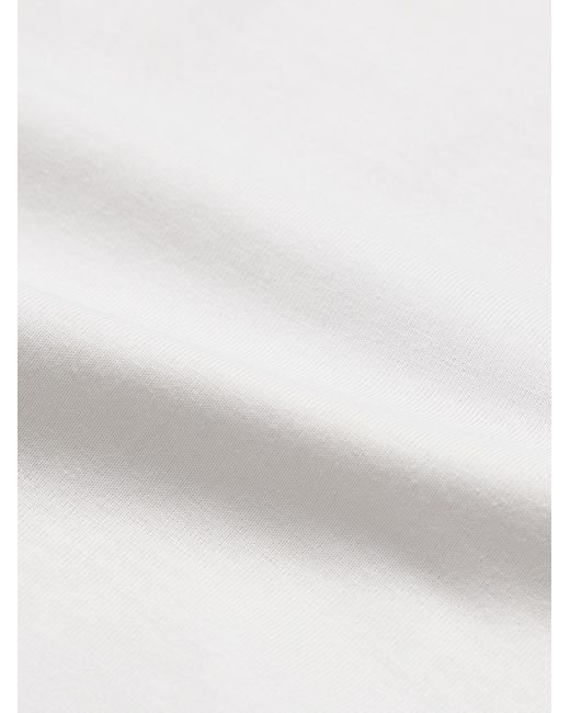 Theory White Irving Cotton-blend Shirt for men