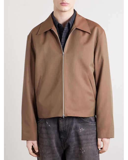 Our Legacy Brown Mini Virgin Wool Jacket for men