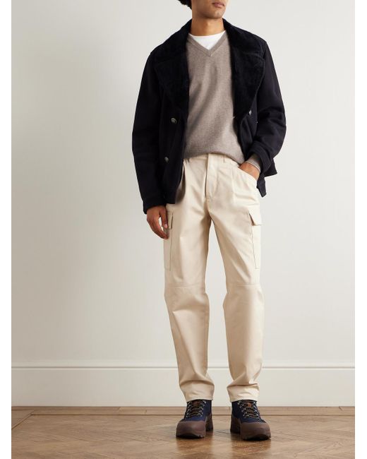 Brunello Cucinelli Gray Cashmere Sweater for men
