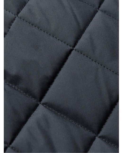 Loro Piana Blue Ampay Quilted Shell Shirt Jacket for men