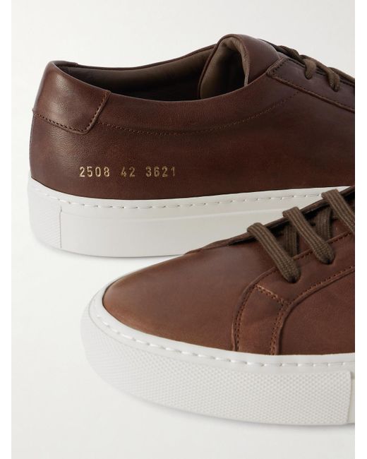 Common Projects Original Achilles Sneakers aus Leder in Brown für Herren