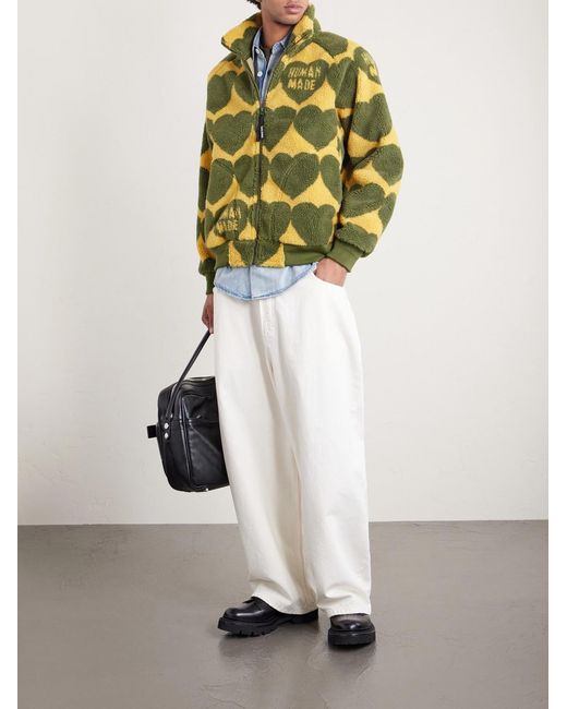 Human Made Yellow Heart Fleece Jacket for men