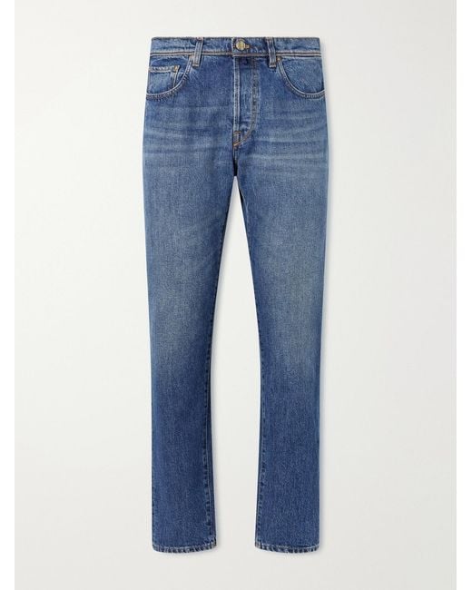Slowear Blue Straight-leg Jeans for men