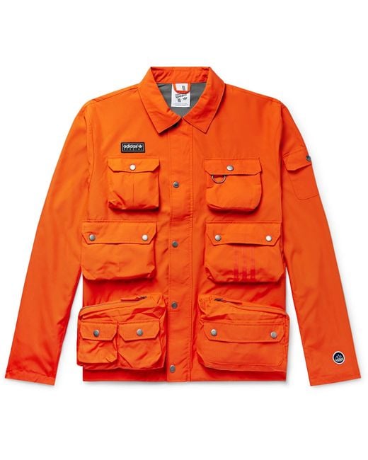 Adidas Originals Orange Spezial Wardour Ripstop Field Jacket for men